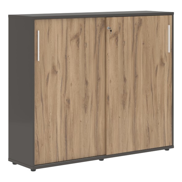 Шкаф средний с дверьми купе EMC 1643 1606х430х1355 EDIS