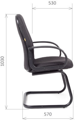 Кресло для посетителя CHAIRMAN 279 V эко / CH 279 V эко