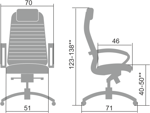 Кресло SAMURAI KL-1.04
