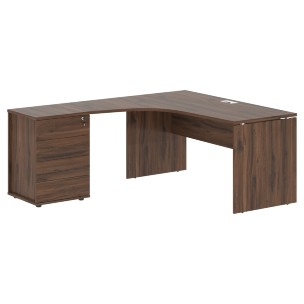 Стол эргономичный с тумбой EDCET 1518(L) 1560х1880х750 EDIS