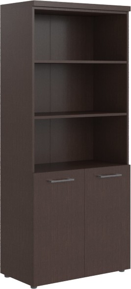 Шкаф с 1 комплектом глухих малых дверей и топом THC 85.5 венге-магия Z 854х452х1968